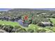 Aerial view showcasing home's location on the golf course at 4910 Green Dolphin Way, Kiawah Island, SC 29455