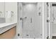 Clean bathroom with a walk-in shower and modern fixtures at 4910 Green Dolphin Way, Kiawah Island, SC 29455