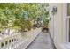 Deck or balcony with white railing offering a view of the neighborhood at 106 W Shipyard Rd, Mount Pleasant, SC 29464