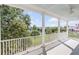 Spacious balcony overlooking a tranquil waterfront community at 106 W Shipyard Rd, Mount Pleasant, SC 29464