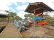 Convenient kayak storage area near the dock with river access at Lot 93 Lady Banks Ln, Hollywood, SC 29470