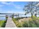 Wooden dock extending over calm water, offering scenic views at Lot 93 Lady Banks Ln, Hollywood, SC 29470