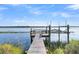 Wooden dock stretching out to the calm waters at Lot 93 Lady Banks Ln, Hollywood, SC 29470