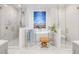 Luxurious bathroom with marble finishes and double shower at 9844 Haven Loop, Johns Island, SC 29455