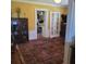 Bright dining room with hardwood floors and antique cabinet at 106 Church St, Reevesville, SC 29471