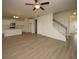 Spacious living area with hardwood floors and open concept at 173 Cantona Dr, Summerville, SC 29483