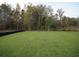 Large grassy backyard with surrounding trees at 173 Cantona Dr, Summerville, SC 29483