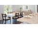 Dining area with a white table and black chairs near the kitchen at 509 Frutchey Ct, Summerville, SC 29486