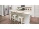 Modern kitchen with stainless steel appliances and an island at 509 Frutchey Ct, Summerville, SC 29486