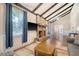 Spacious living area with hardwood floors, brick fireplace and large windows at 525 Parkdale Drive, Charleston, SC 29414