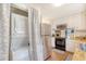Compact laundry closet with stacked washer and dryer at 525 Parkdale Drive, Charleston, SC 29414