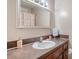 Bathroom with vanity, sink, and shower/tub combo at 525 Parkdale Drive, Charleston, SC 29414