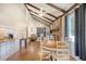 Charming dining area with wooden table and chairs near living area at 525 Parkdale Drive, Charleston, SC 29414
