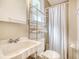 Simple bathroom with shower, toilet and sink at 525 Parkdale Drive, Charleston, SC 29414