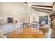 Bright dining area with wood table and view of living room at 525 Parkdale Drive, Charleston, SC 29414
