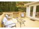 Spacious deck with seating area, providing a relaxing outdoor space at 309 Wintergreen Rd, Walterboro, SC 29488