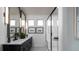 Spa-like bathroom with double vanity, hexagonal tile, and a large walk-in shower at 00 Handsome Dr, Johns Island, SC 29455