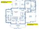 First floor plan showcasing a spacious layout with 3 bedrooms, a large living room and kitchen at 1000 Rivershore Rd, Charleston, SC 29492