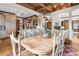Kitchen dining area with hardwood floors, light wood cabinets, and a view at 1408 Palmetto Blvd, Edisto Island, SC 29438