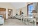 Bedroom with built-in dresser and window seat at 1408 Palmetto Blvd, Edisto Island, SC 29438