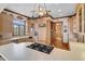 Modern kitchen with stainless steel appliances and light wood cabinets at 1408 Palmetto Blvd, Edisto Island, SC 29438
