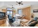 Ocean view bedroom with built-ins and seating at 1408 Palmetto Blvd, Edisto Island, SC 29438