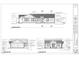 Architectural drawings of a house's north and west elevations at 4621 Durant Ave, North Charleston, SC 29405