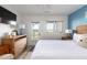 Main bedroom with water views and dresser at 1712 Live Oak Park, Seabrook Island, SC 29455