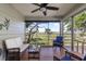 Relaxing screened porch overlooking marsh at 1712 Live Oak Park, Seabrook Island, SC 29455