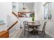 Dining area with round table and four chairs, loft view at 1712 Live Oak Park, Seabrook Island, SC 29455