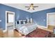 Serene bedroom with ensuite bathroom access and large windows at 1000 Rivershore Rd, Charleston, SC 29492