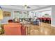 Spacious living room with hardwood floors, comfy sectional sofa and fireplace at 1000 Rivershore Rd, Charleston, SC 29492