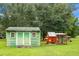 Chicken coop and shed in the backyard at 978 Independent School Rd, Reevesville, SC 29471