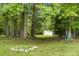 Wooded backyard with storage shed at 978 Independent School Rd, Reevesville, SC 29471