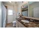 Clean bathroom with granite countertop and shower/tub combo at 1531 Murphys Island Ct, Awendaw, SC 29429