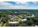 Aerial view of condo community with tennis courts and pool; unit 1640 highlighted at 1640 Live Oak Park, Seabrook Island, SC 29455