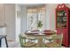 Charming dining area with round table and four chairs at 1640 Live Oak Park, Seabrook Island, SC 29455