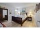 Bright bedroom with wood floors and ample closet space at 1640 Live Oak Park, Seabrook Island, SC 29455
