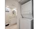 Convenient stackable washer and dryer in the laundry room at 1640 Live Oak Park, Seabrook Island, SC 29455