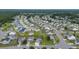 Large neighborhood with many houses, tree-lined streets, and green spaces at 575 Rosings Dr, Summerville, SC 29486
