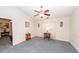 Bright bedroom with ceiling fan, carpet, and ample natural light at 101 Dupont Way, Summerville, SC 29485