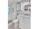 Clean bathroom, featuring white cabinets, a marble countertop, and a tub at 205 Whitesville Rd, Moncks Corner, SC 29461