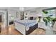 Bedroom with white furniture and hardwood floors at 205 Whitesville Rd, Moncks Corner, SC 29461