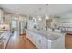 Modern kitchen with a large island and stainless steel appliances at 620 Chigwell Springs Ln, Summerville, SC 29486