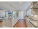 Modern kitchen with granite countertops and stainless steel appliances at 620 Chigwell Springs Ln, Summerville, SC 29486