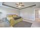Spacious bedroom with carpeted floors and ceiling fan at 620 Chigwell Springs Ln, Summerville, SC 29486