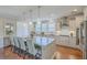 Spacious kitchen with granite countertops, stainless steel appliances, and an island at 620 Chigwell Springs Ln, Summerville, SC 29486