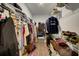 Large walk-in closet with plenty of shelving and hanging space at 1746 Pierpont Ave, Charleston, SC 29414