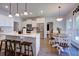 Modern kitchen with white cabinets, stainless steel appliances, and an island at 1746 Pierpont Ave, Charleston, SC 29414
