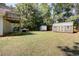 Large backyard with shed and additional storage building at 1746 Pierpont Ave, Charleston, SC 29414